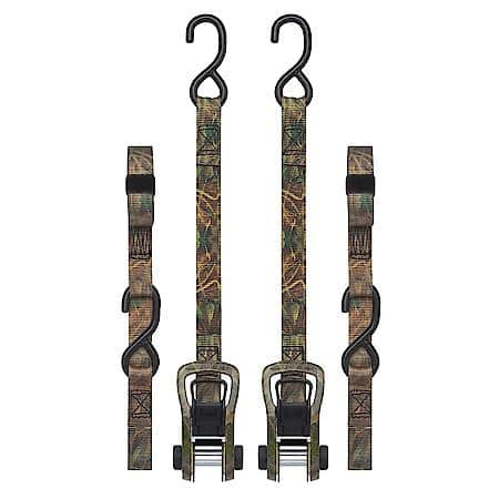 10ft 1500 lb Camo X Ratchet Tie Down 2 Pack Camo