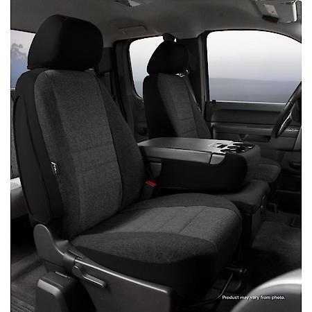 FIA OE38-38 GRAY, CUSTOM SEAT COVER FRONT 40/20/40, TWEED, CHARCOAL