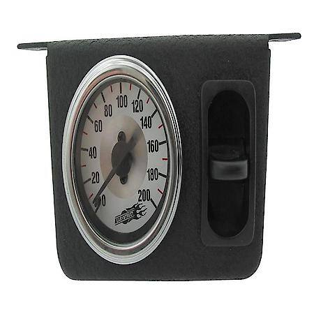 Single Needle Gauge Panel with One Paddle Switch