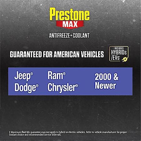 MAX Original Equipment Antifreeze + Coolant: American Purple, 50/50 Ready To Use, 1 Gallon