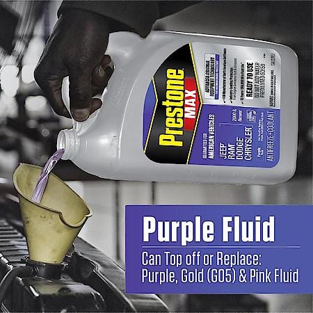 MAX Original Equipment Antifreeze + Coolant: American Purple, 50/50 Ready To Use, 1 Gallon