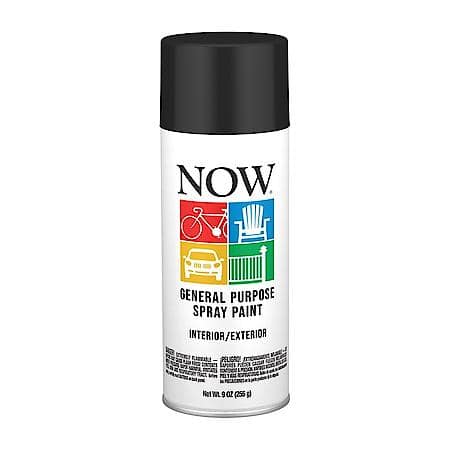 NOW Flat Black 9 oz. Aerosol Paint