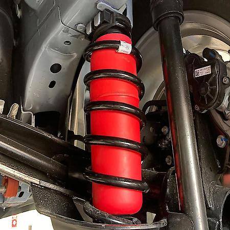 Leaf Helper Spring: Air Springs, Inside Coil Spring Mount, Up To 1000 Pounds Of Leveling Capacity