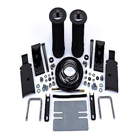 Leaf Helper Spring: Air Spring, Mounts Between Leaf Springs And Vehicle Frame, 2000 LB Capacity
