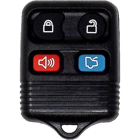 Replacement Ford Remote Shell, 4 Buttons