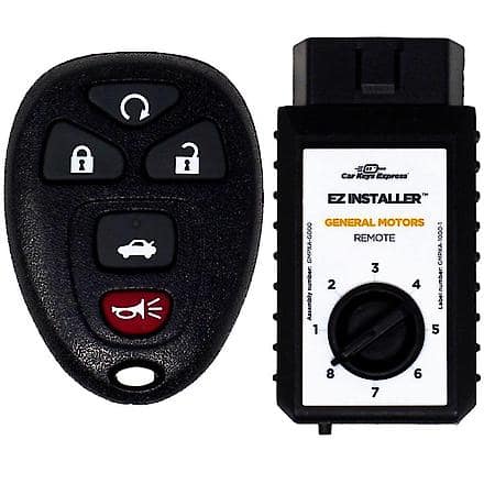 Replacement GM Keyless Entry Remote with EZ Installer, 5 Buttons