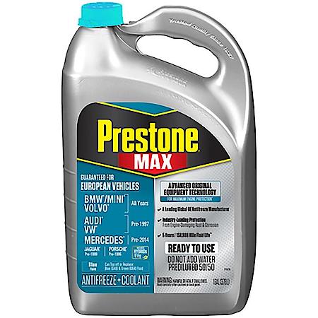 MAX Original Equipment Antifreeze + Coolant: Euro Blue, 50/50 Ready-to-Use, 1 Gallon