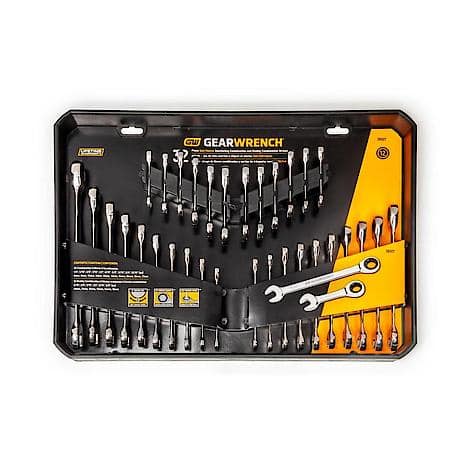 32 Pc 72-Tooth 12 Point Sae/Metric Std/Stby Comb Ratcheting Wrench Set