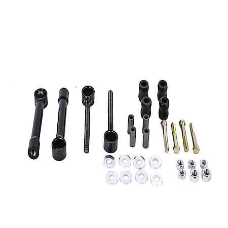 Adjustable From 8 To 11 Inch Length, Black, Set Of 2
