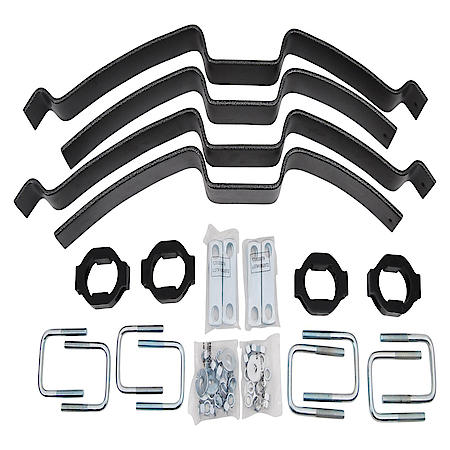 Leaf Spring Design, Rear, 2500Lb Load Capacity, Steel, With Mounting Hardware