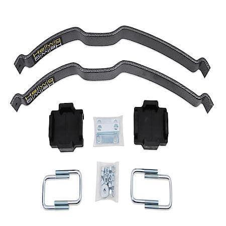 Leaf Spring Design, 2000 Pound Load Capacity, With 2 Springs/ U Bolts/ Hardware