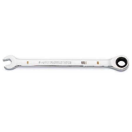 8mm 90-Tooth 12 Point Ratcheting Combination Wrench