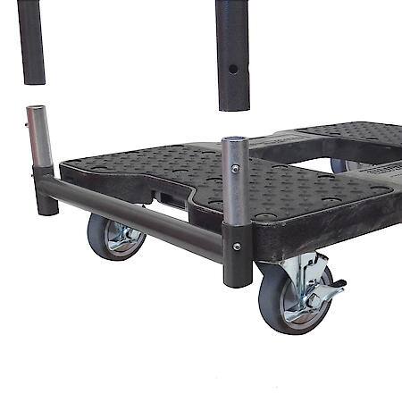 1,200 lb General Purpose E-Track Push Cart Dolly Black