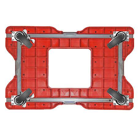 1,200 lb General Purpose E-Track Panel Cart Dolly Red