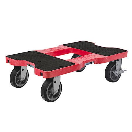 1,500 lb All-Terrain E-Track Dolly Red