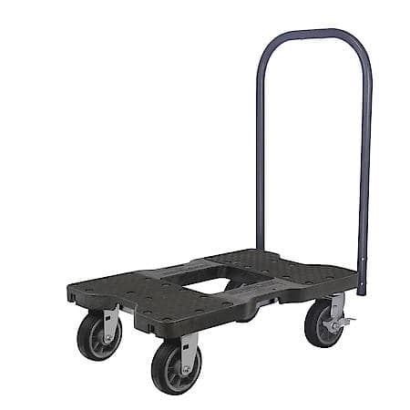 1,500 lb All-Terrain E-Track Push Cart Dolly Black
