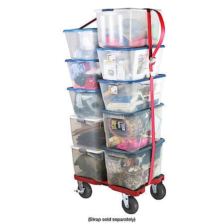 1,600 lb Extreme-Duty E-Track Dolly Red