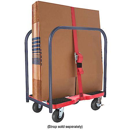 1,600 lb Extreme-Duty E-Track Panel Cart Dolly Red