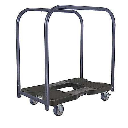 1,200 lb General Purpose E-Track Panel Cart Dolly Black