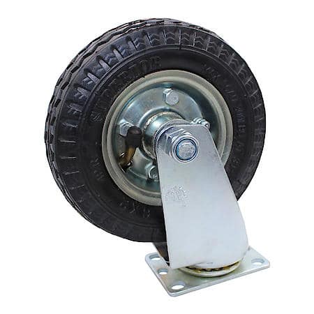 300 lb 6 Inch Caster Wheel Air Pneumatic Rubber Swivel