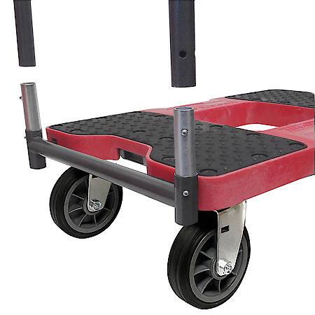 1,500 lb All-Terrain E-Track Push Cart Dolly Red