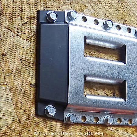 E-Track End Cap Heavy Duty Plastic 6-Pack