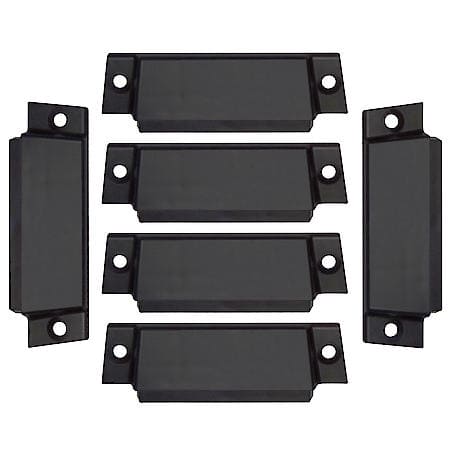 E-Track End Cap Heavy Duty Plastic 6-Pack