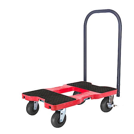 1,600 lb Extreme-Duty E-Track Push Cart Dolly Red