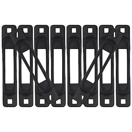 Black Snap-Loc E-Track Single Strap Anchor 10-Pack