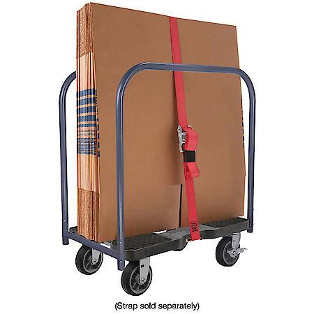 1,500 lb All-Terrain E-Track Panel Cart Dolly Black
