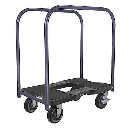 1,500 lb All-Terrain E-Track Panel Cart Dolly Black