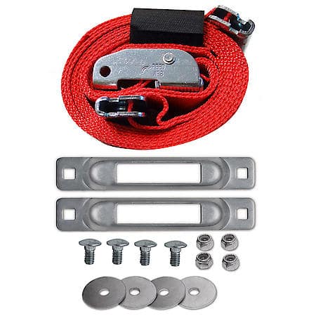 E-Track Single Ladder Strap Safety Tie-Down Anchor Kit