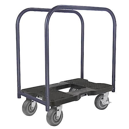 1,800 lb Super-Duty E-Track Panel Cart Dolly Black