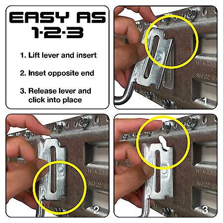E-Track Multi-Purpose J-Hook 2 Inch Hanger 2-Pack