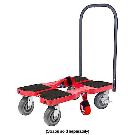 1,800 lb Super-Duty E-Track Push Cart Dolly Red