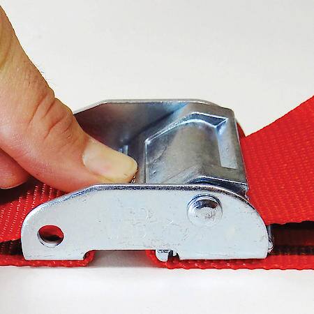 E-Track Single Tailgate Strap Tie-Down Anchor Kit with 2 in x 16 ft Cam 3,000 lb