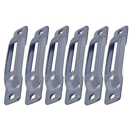 Zinc Snap-Loc E-Track Single Strap Anchor 6-Pack