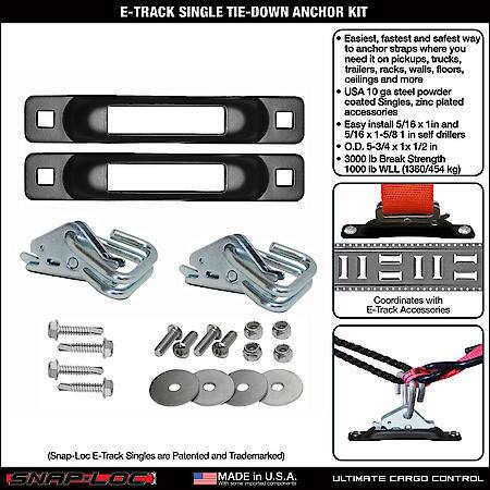 E-Track Single Tie-Down Anchor Kit