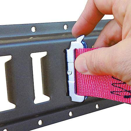2 x 6 Inch Snap-Loc Dolly Connector, E-Track Tie-Down Strap 4,400 lb 2-Pack