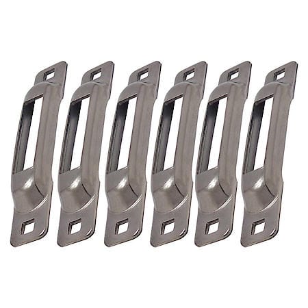 Stainless Snap-Loc E-Track Single Strap Anchor 6-Pack