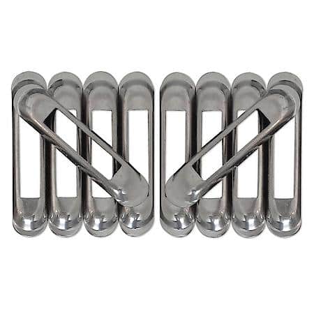 Weld-On Snap-Loc E-Track Single Strap Anchor 10-Pack (zinc)