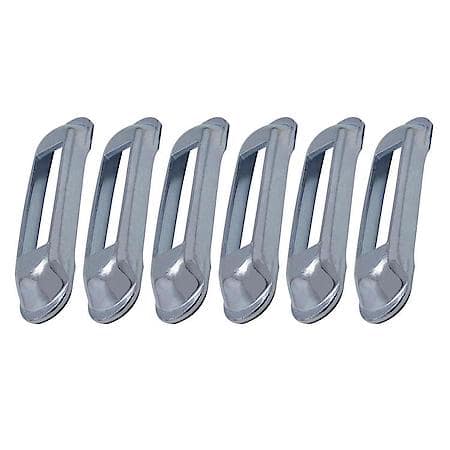Weld-On Snap-Loc E-Track Single Strap Anchor 6-Pack (zinc)
