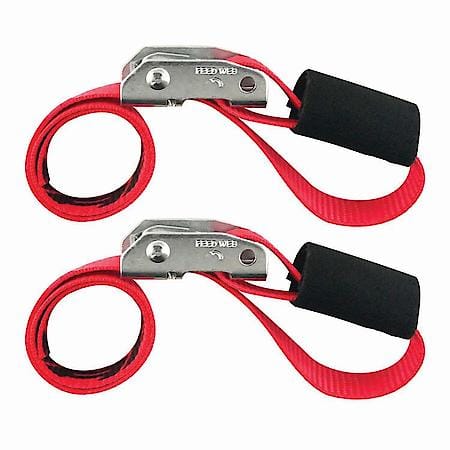 1 in x 2 ft Cinch Strap Cam Tie-Down 1,500 lb 2-Pack