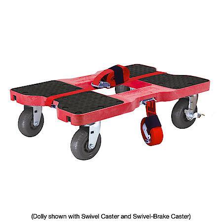 400 lb Caster 6 Inch Extreme-Duty Synthetic Rubber Swivel