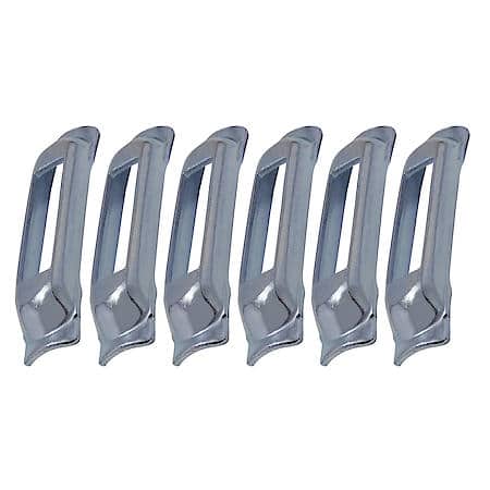 Weld-On Contoured E-Track Single Strap Anchor 6-Pack (zinc)