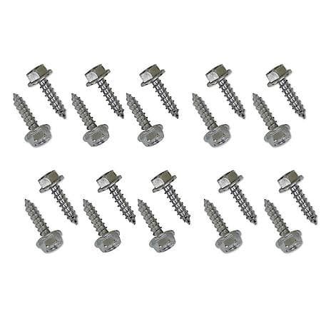E-Track Wood Screw 20-Piece Set 1/4 x 1 Inch