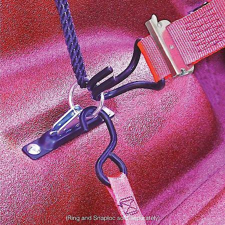 1 in x 4 ft S-Hook Loop Cam Strap Tie-Down 1,500 lb 2-Pack