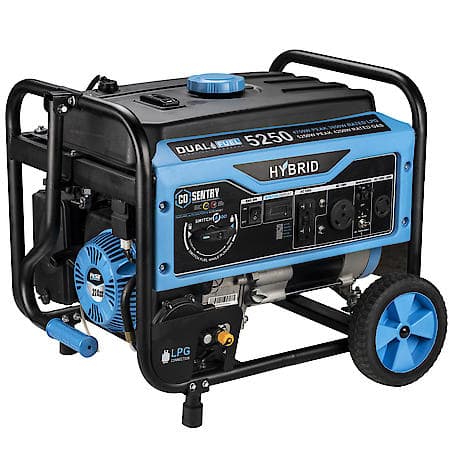5250W Pulsar Dual-Fuel Generator w/ CO Alert