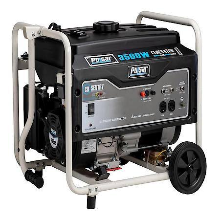 3500W Pulsar Gas Generator w/ CO Alert