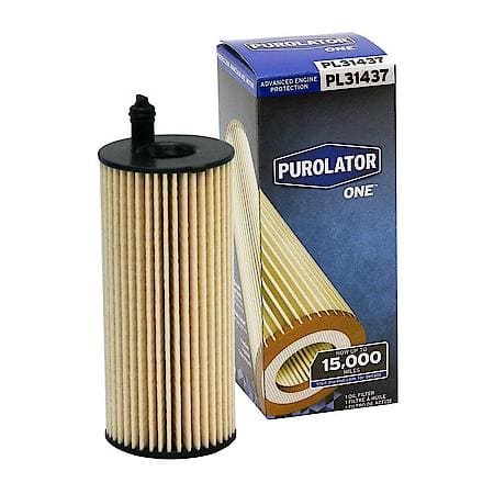 Advanced Protection Oil Filter: PL31437, Ideal for Hi Mileage & Synth. Oil, Protects to 15,000 miles